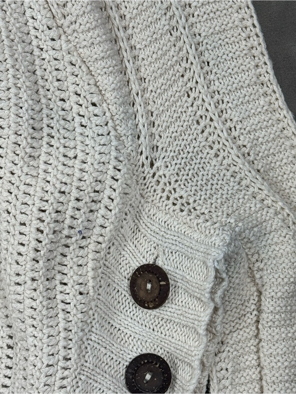 Anthropologie Angel of the North Harvest Moon Cotton Poncho Sweater Size S - Picture 5 of 8